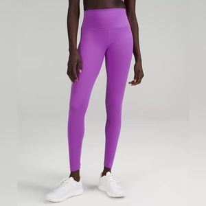 Lululemon Wunder Train High-Rise Tight 28" Size 10 Magenta